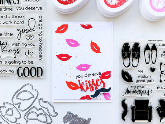 you deserve kisses card