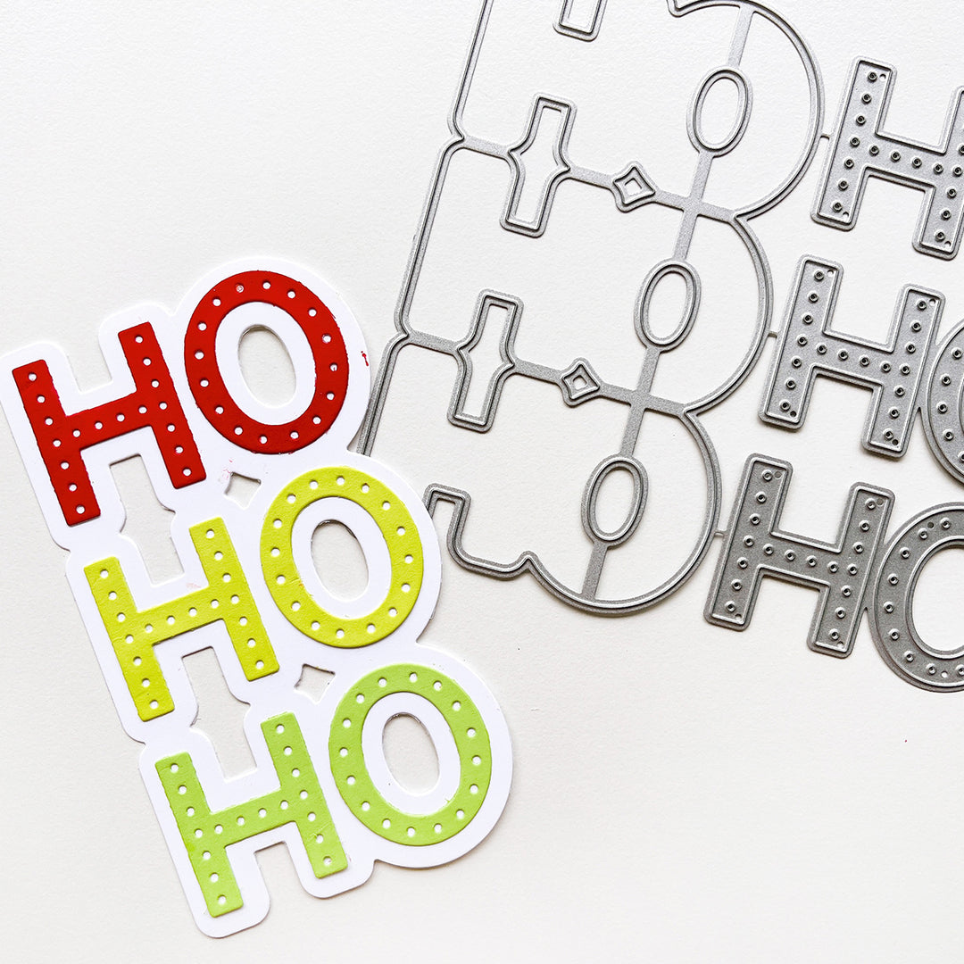 Ho Ho Ho Word Die