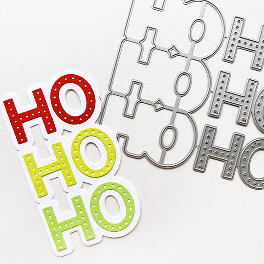Ho Ho Ho Word Die