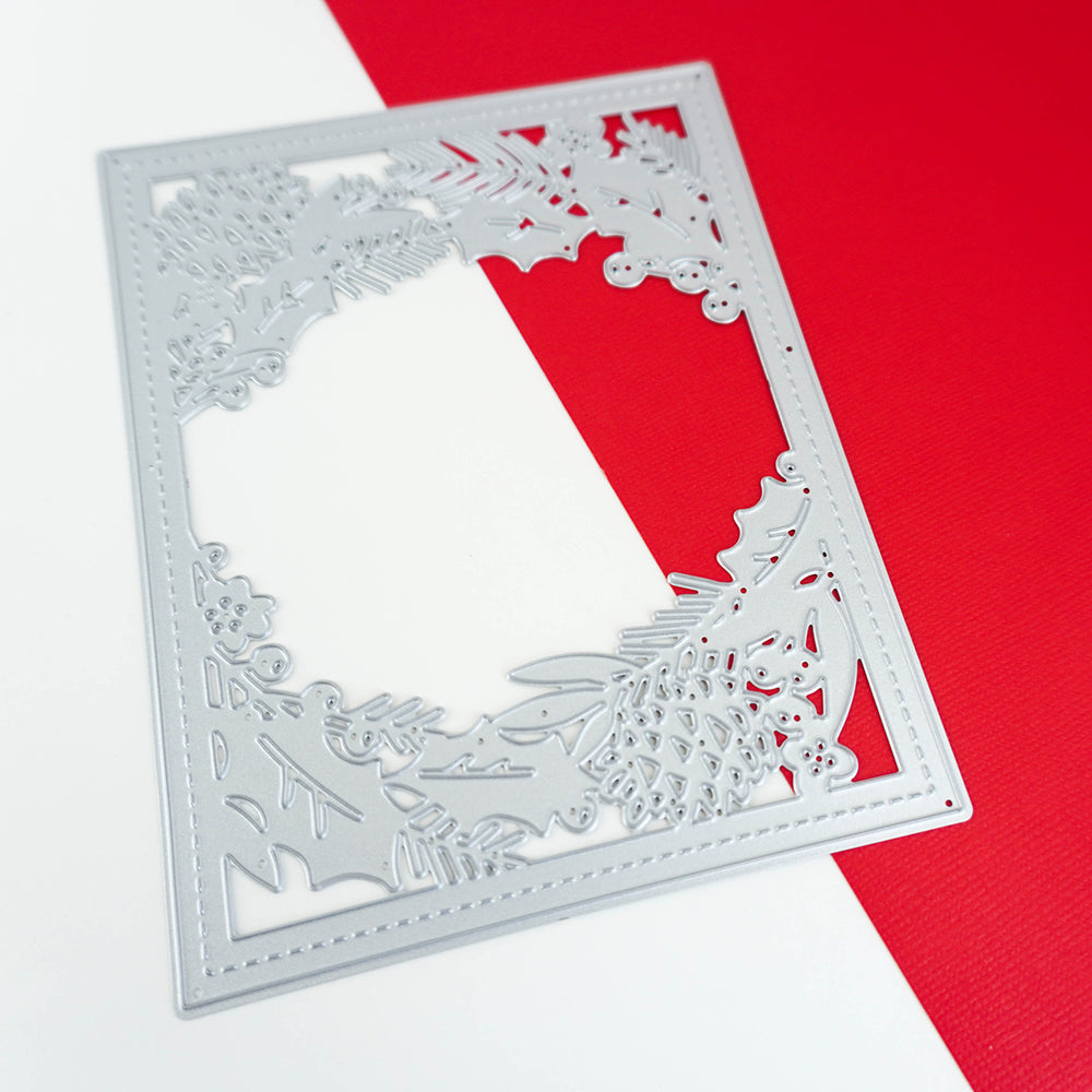 Holly Framed Cover Plate Die