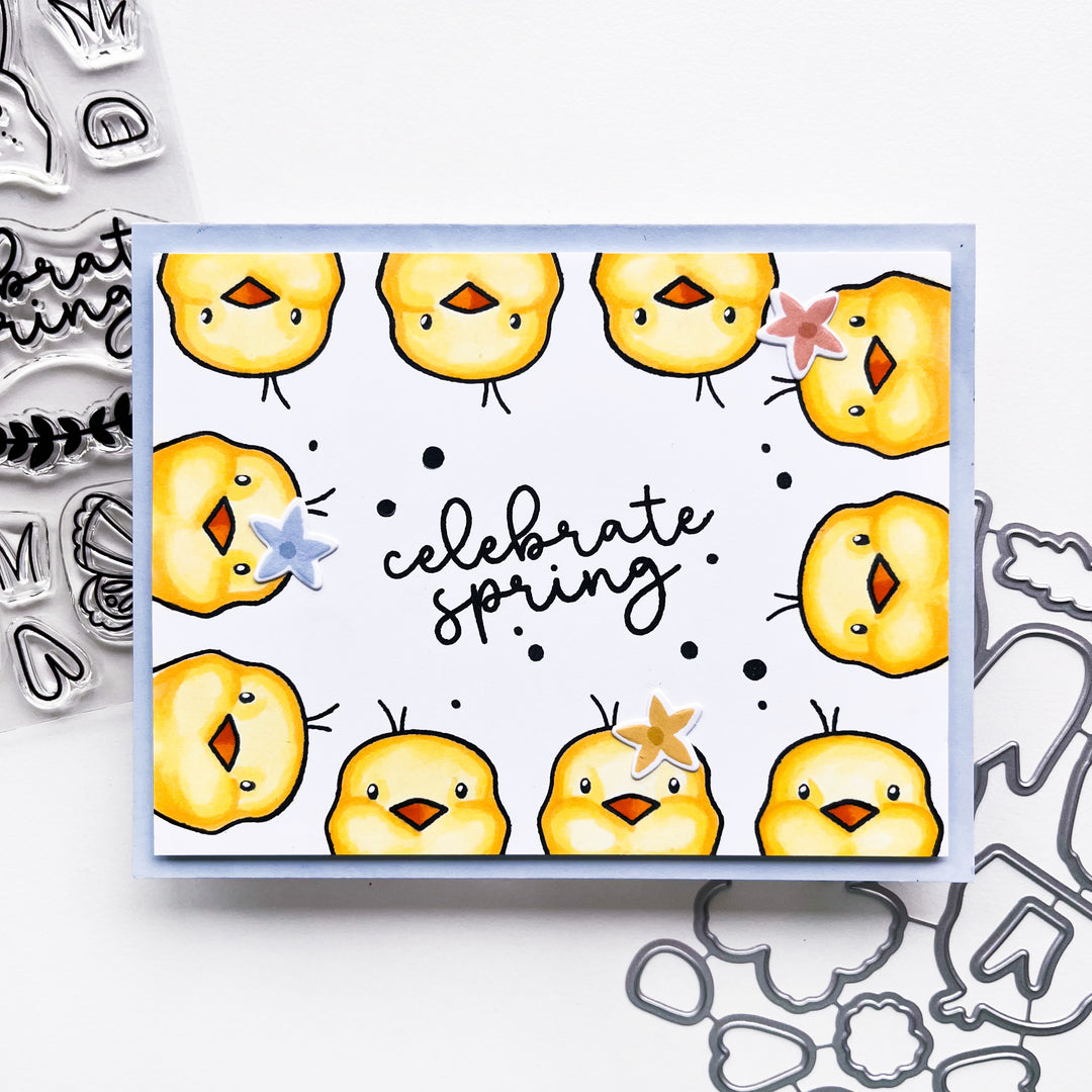celebrate spring with hops and peeps stamps