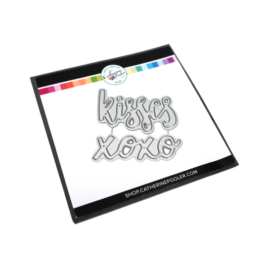 Hugs and Kisses Word Dies