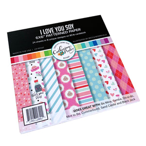 I Love you Soy Patterned Paper Pack