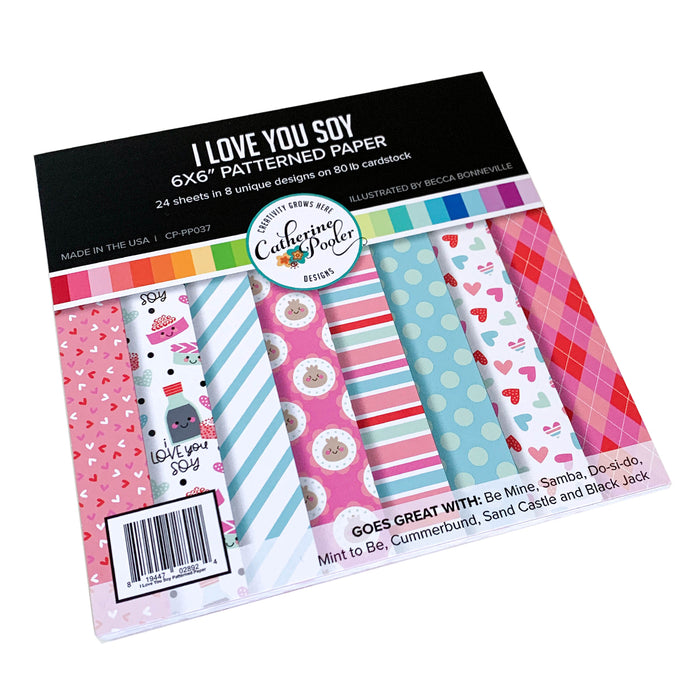 I Love You Soy Patterned Paper
