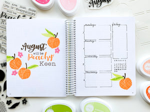 August Stamp Set Weekly Planner Canvo Page