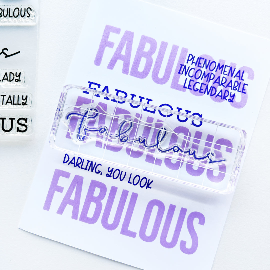 Just Plain Fabulous Sentiments Stamp Set