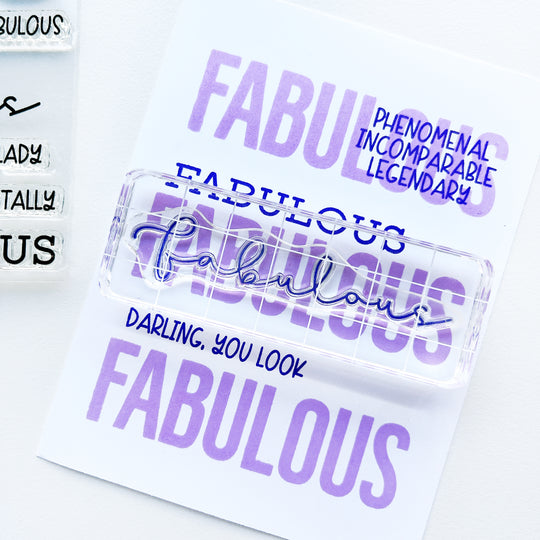 Just Plain Fabulous Sentiments Stamp Set