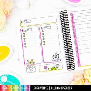 FInd Joy stamp set Canvo to do list and wish list