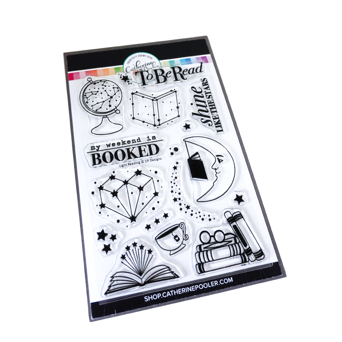 Catherine Pooler Designs - Clear Photopolymer Stamps - Light Reading