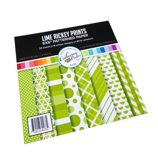 Lime Rickey Prints Patterned Paper