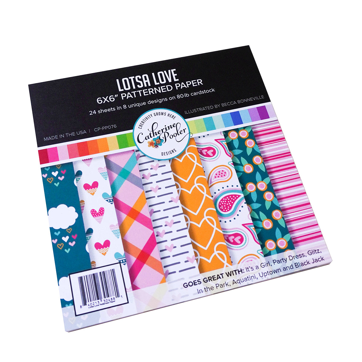 Lotsa Love Patterned Paper