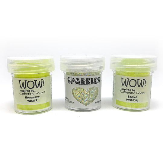 melon ice embossing trio