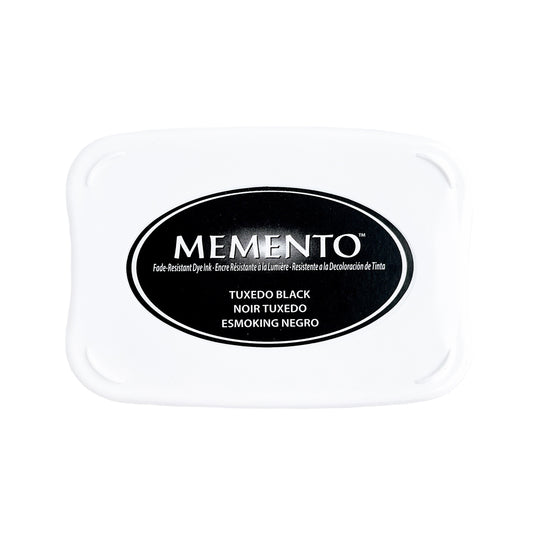 Tuxedo Black Ink Pad by Memento