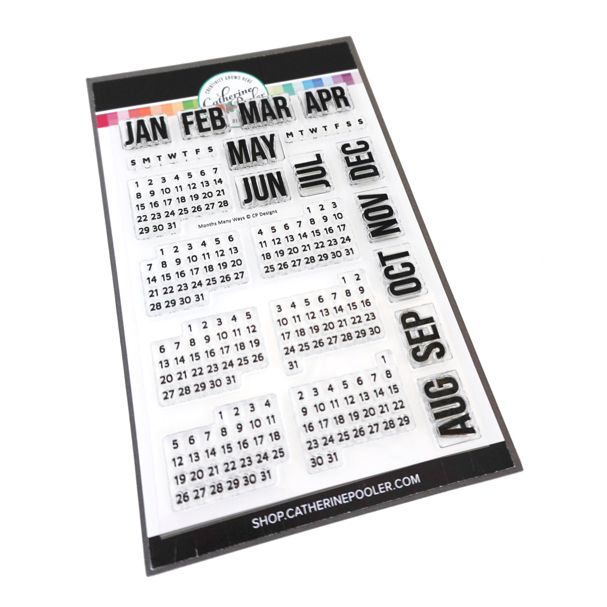 Months Many Ways Stamp Set - Catherine Pooler - Canvo