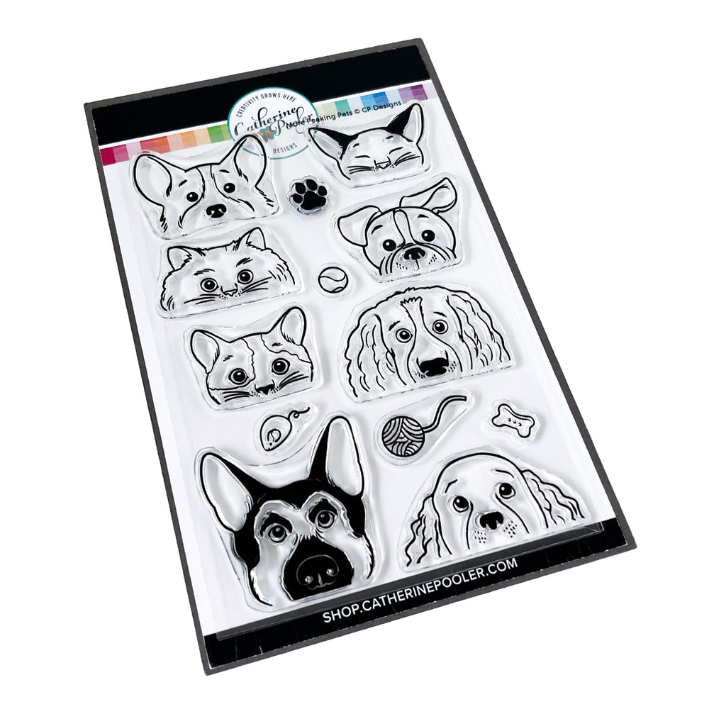 More Peeking Pets stamp set.