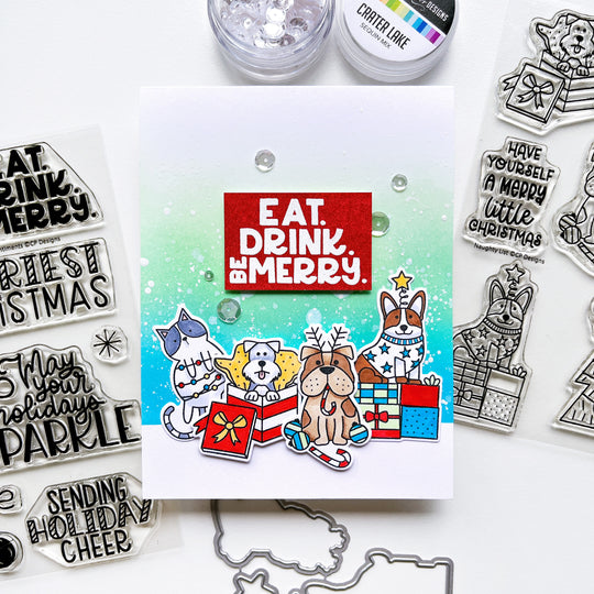Merriest Sentiments Stamp Set