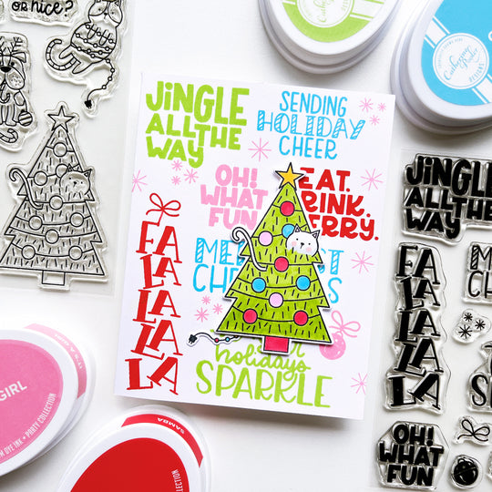 Merriest Sentiments Stamp Set