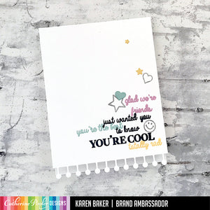 spiral notebook card with sentiments