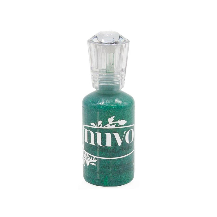 Grotto Green Glitter Drops by Nuvo