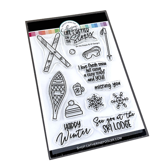 On the Slopes Stamp Set