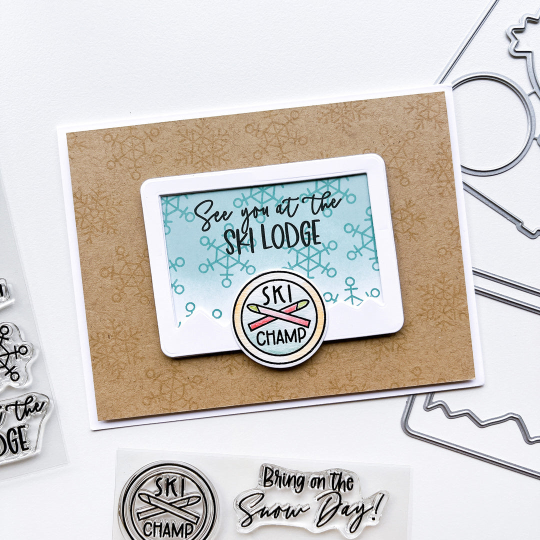 Ski Lodge Stamp Set