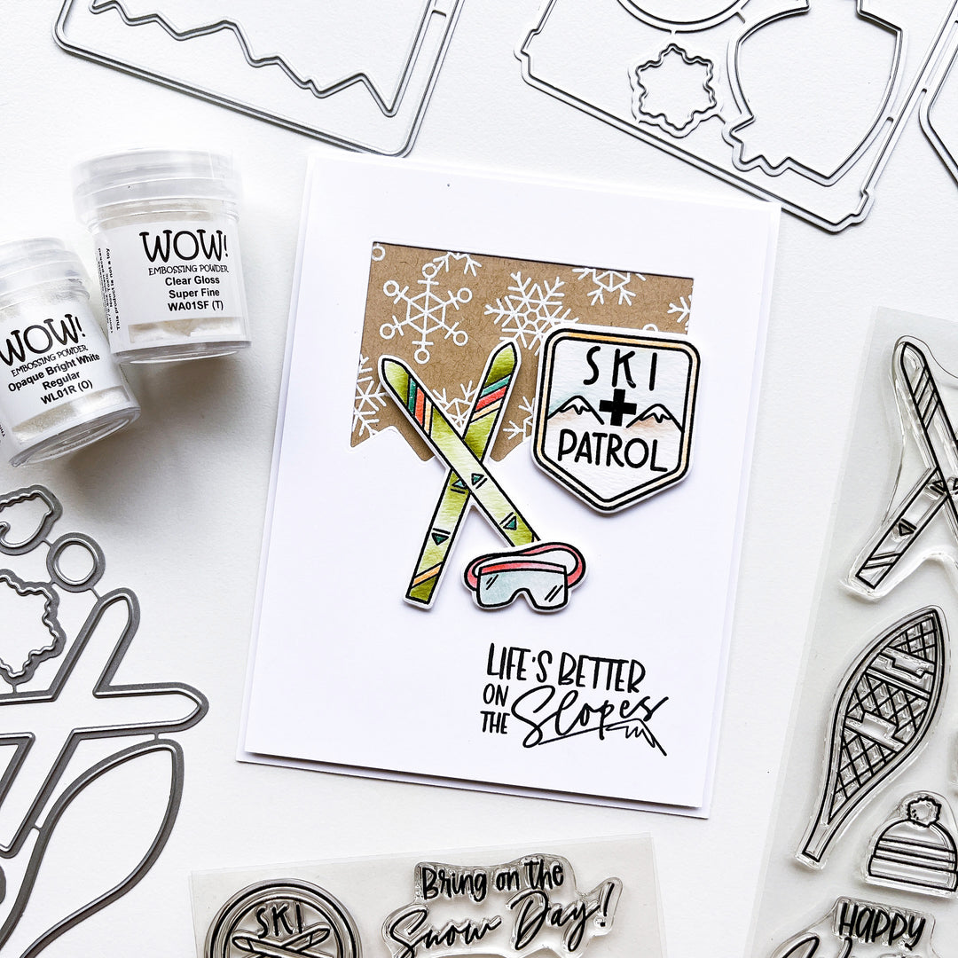 Ski Lodge Stamp Set