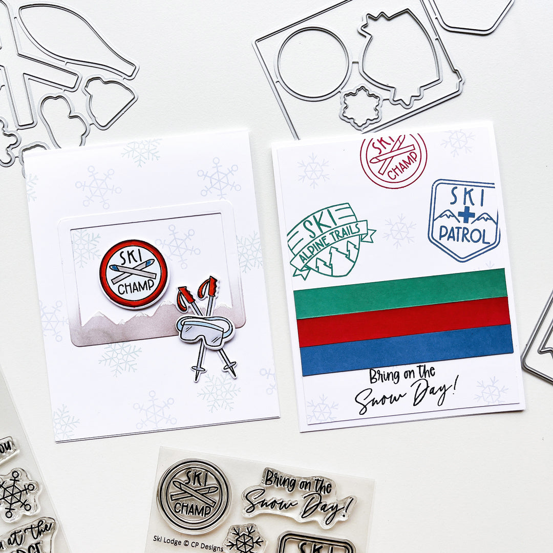 On the Slopes Stamp Set