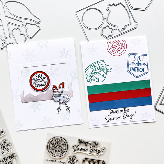 On the Slopes Stamp Set