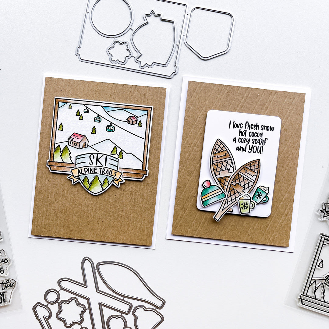 Ski Lodge Stamp Set