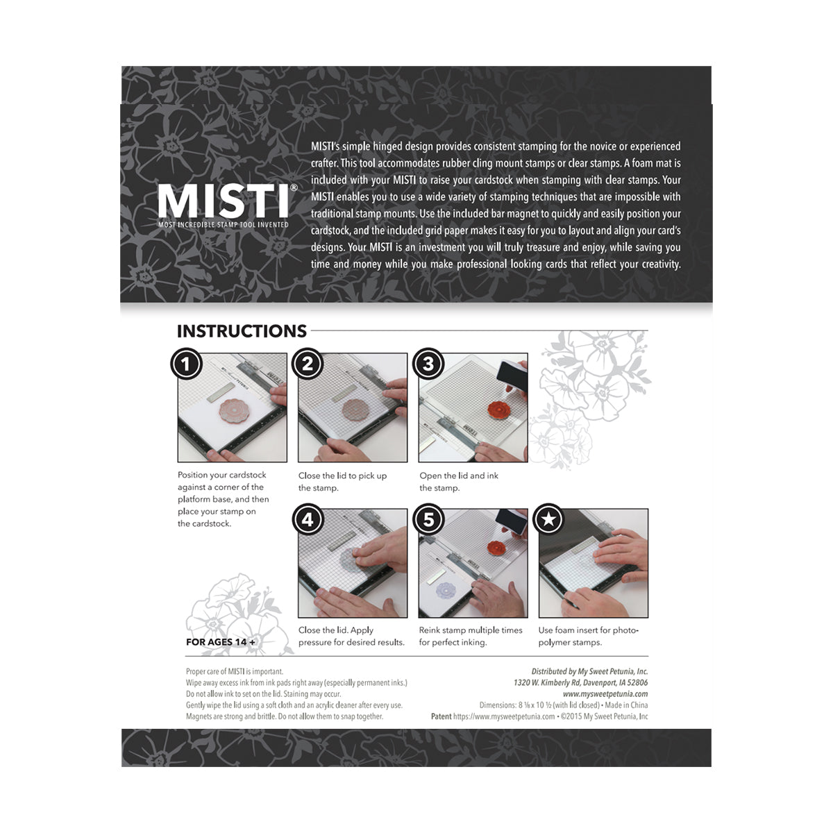 NEW Original MISTI - Laser Etched Stamping Tool Vs 2.0