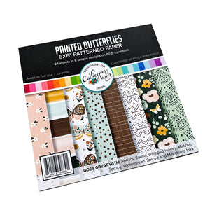 Painted Butterflies Patterned Paper