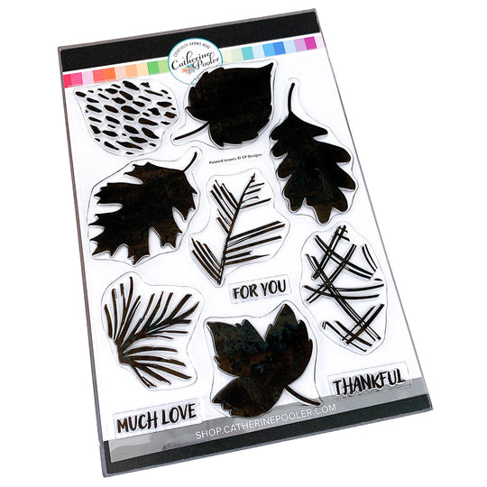 Painted Leaves Stamp Set