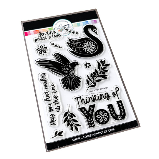 Peace In Flight Stamp Set