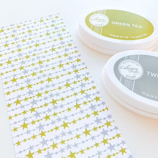 POP the Bubble Star Garland paper with coordinating ink pads