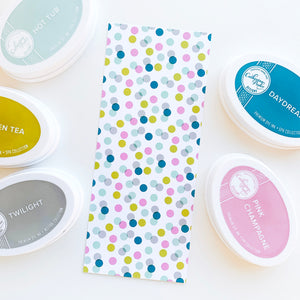 POP the Bubble Confetti dot paper with coordinating ink pads