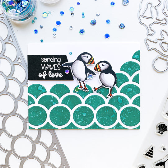 sending waves of love card