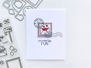 Make life fun postmark card