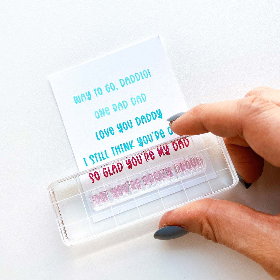 Rad Dad One Liners Stamp Set