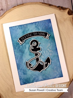 refuse to sink card with anchor