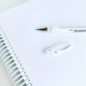 White Gel Pen by Reminisce on canvo journal