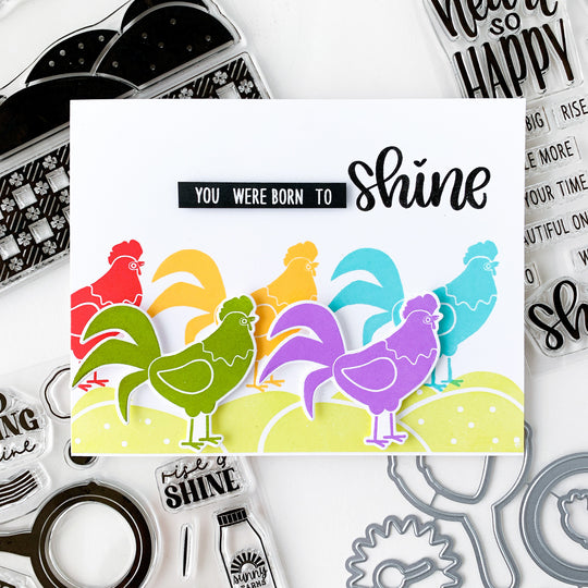 Rainbow Rooster born to shine