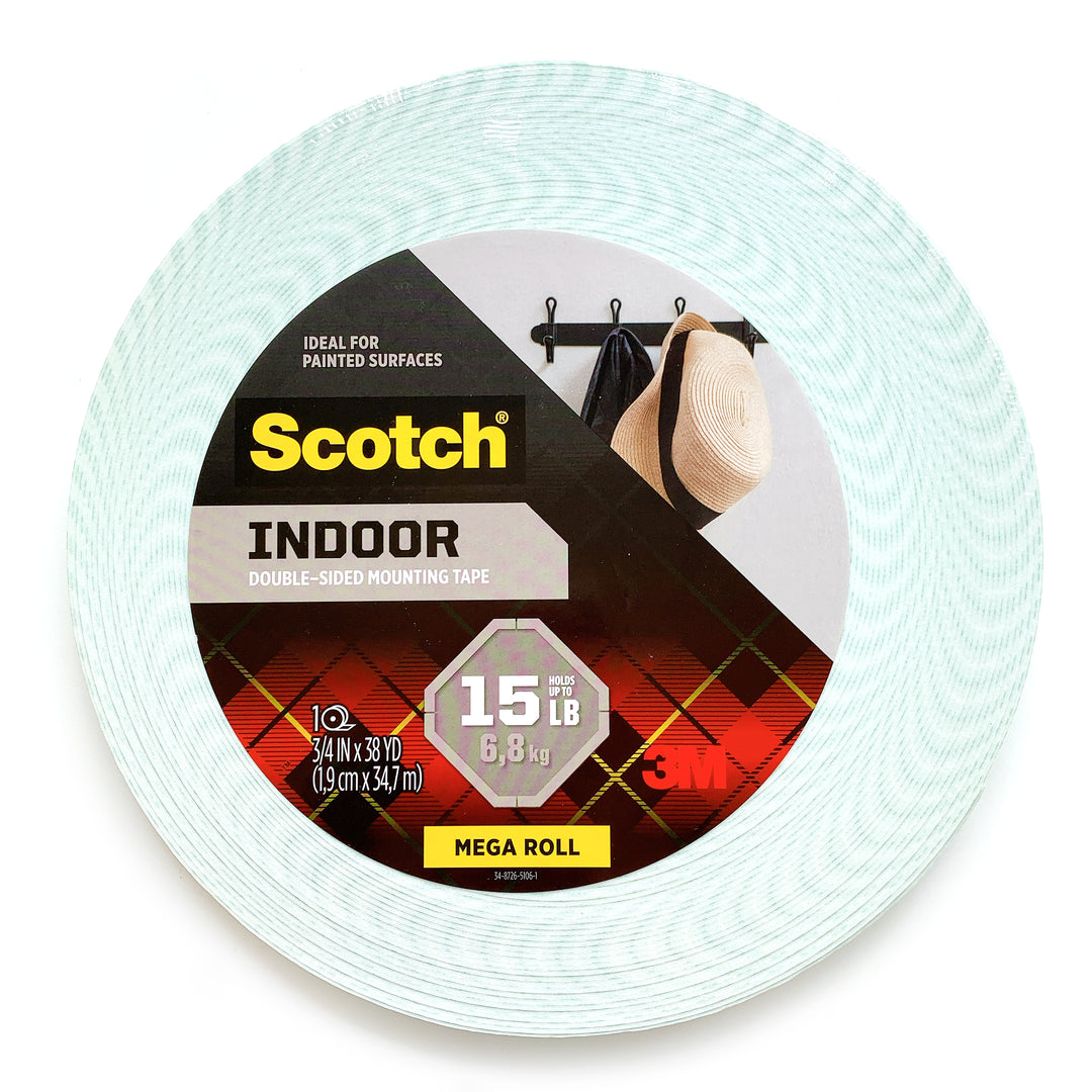 Mounting Tape Foam by Scotch Mega Roll