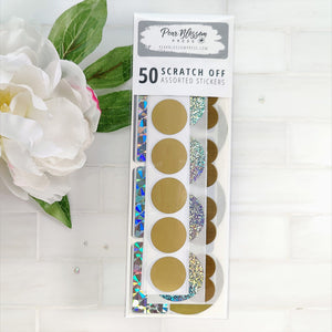 Scratch off Stickers by Pear Blossom