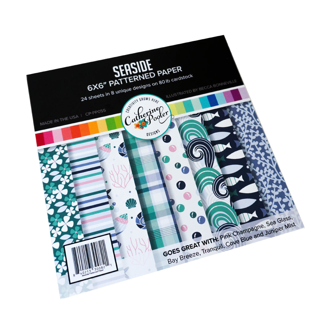 seaside patterned paper