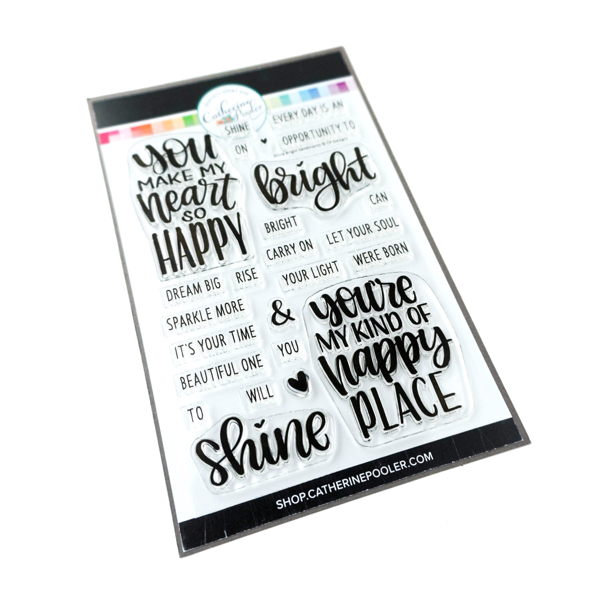 Shine Bright Sentiments Stamp Set