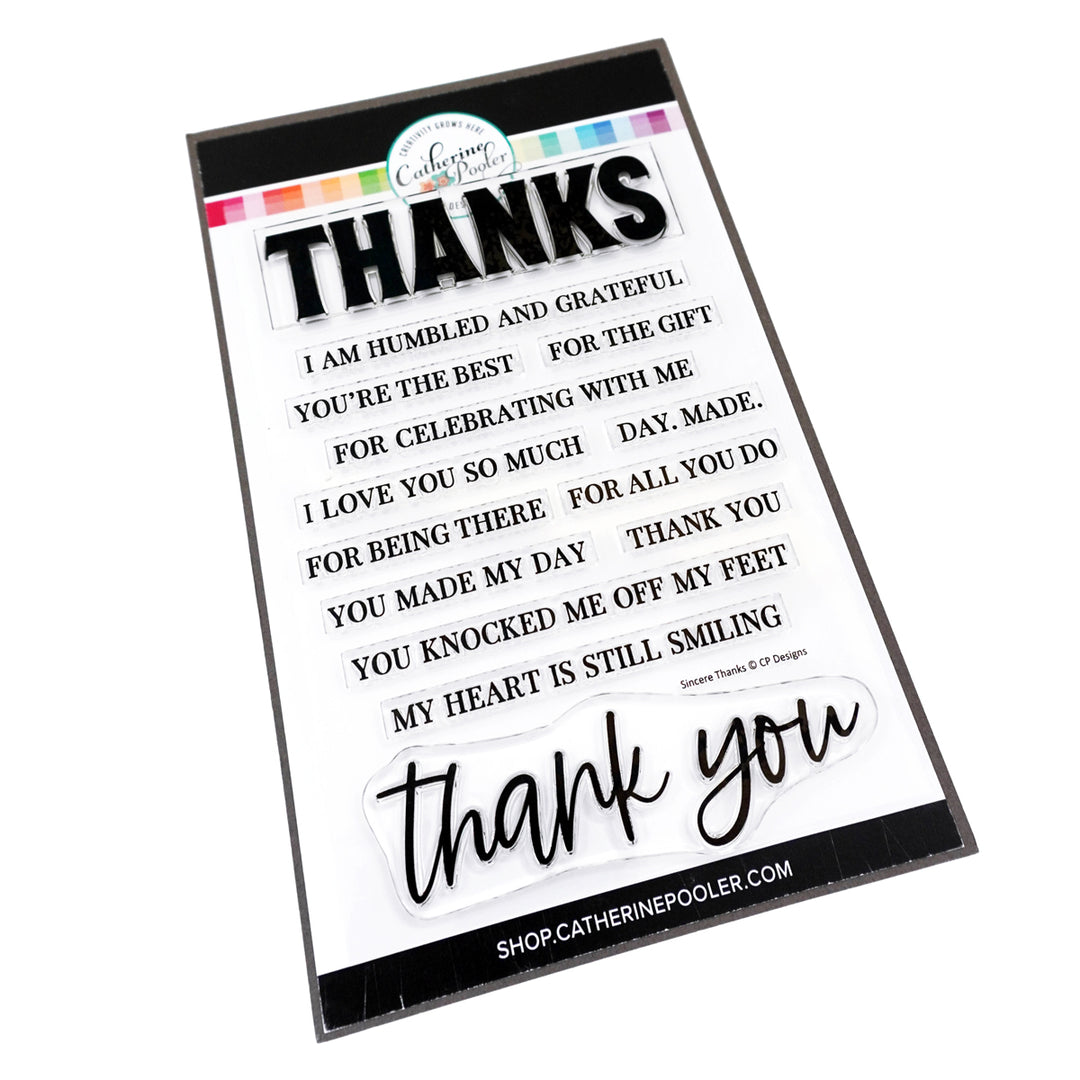 Sincere Thanks Stamp Set