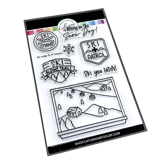 Ski Lodge Stamp Set