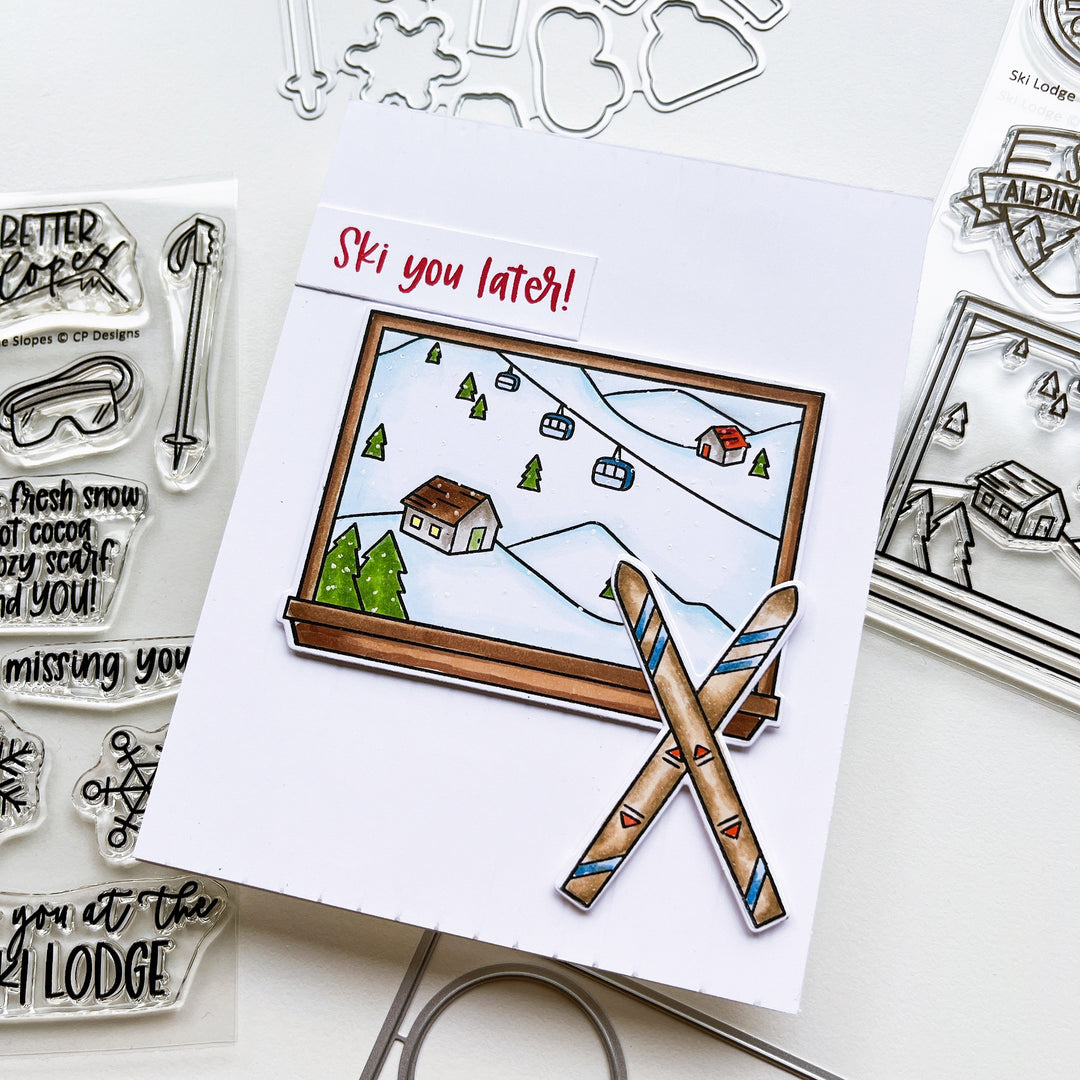 Ski Lodge Stamp Set