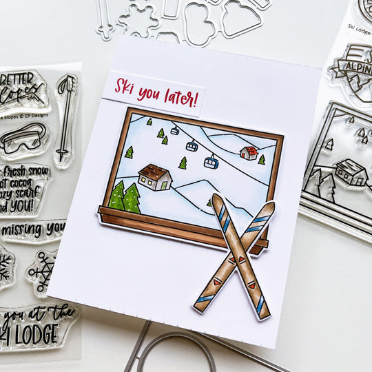 Ski Lodge Stamp Set