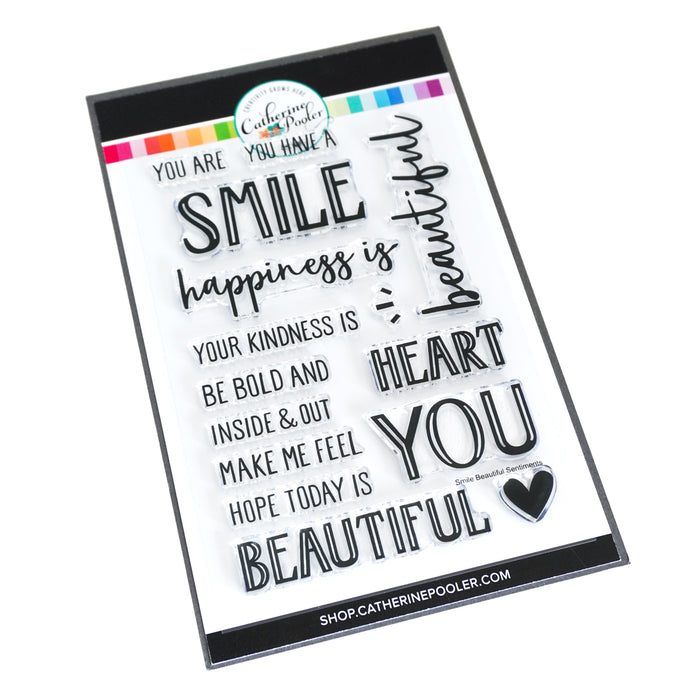 Smile, Beautiful Sentiments Stamp Set